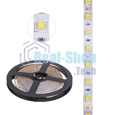 Лента светодиодная 3 м 12 В 5050 4000 К IP65 60 LED/м для БП с клеммами LAMPER