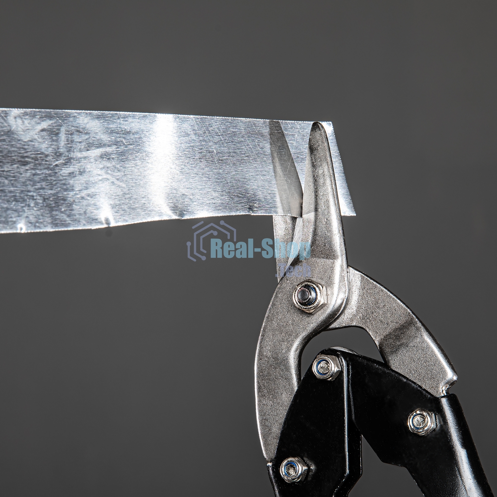 Ножницы по металлу Matrix, 250 мм, правые, обрезиненные рукоятки