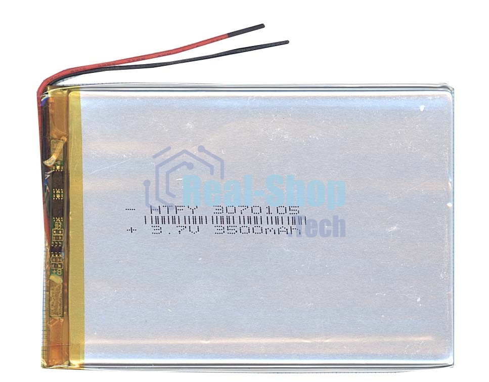 Аккумулятор Li-Pol (батарея) 3x70x105 мм 2pin 3.7V/3500mAh