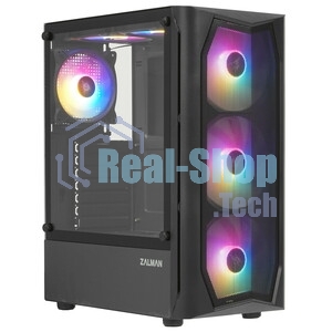 Компьютерный корпус MidiTower Zalman N4 black (ATX,Window, 6xRGb fan, USB 2.0 x2, USB 3.0x1, без БП) (N4 rev.1)
