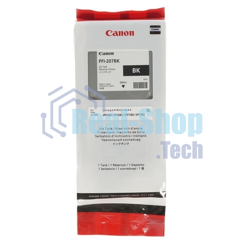 Картридж струйный Canon PFI-207 MBK черный матовый для для iPF680/685/780/785 300мл (8788B001)
