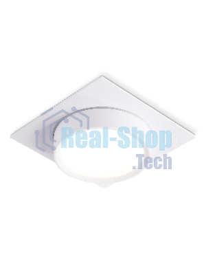 Светильник встраиваемый Ambrella light TN6737 WH белый IP44 GX53 110*110*57