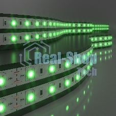 Лента светодиодная 5050 24V 60Led 14,4W IP20 / 60Led 14,4W IP20 зелёный