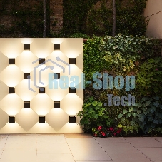 1548 TECHNO LED / Светильник садово-парковый со светодиодами WINNER черный