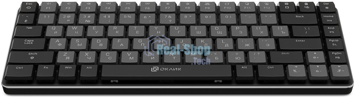 Клавиатура Oklick K615X проводная, USB Type-A, чёрный