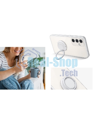 Чехол (клип-кейс) Samsung для Samsung Galaxy S23 FE Clear Gadget Case прозрачный (EF-XS711CTEGRU)