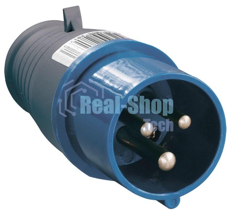 Вилка Iek PSR01-016-3 013 2Р+РЕ 16А 220В IP44 ИЭК