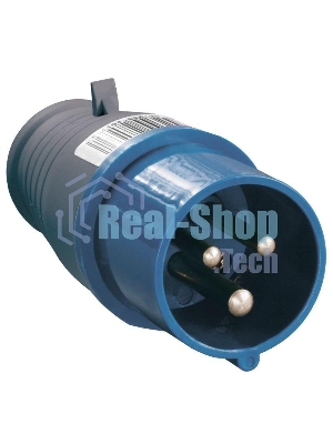 Вилка Iek PSR01-016-3 013 2Р+РЕ 16А 220В IP44 ИЭК