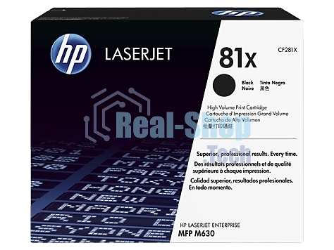 Тонер Картридж HP 81X CF281X черный для HP LJ Pro M630dn/f/h/z (25000 стр.)
