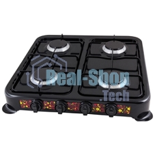 Плита настольная газовая Energy EN-004B (ШхВхГ)545х90х510 мм. 4 газ. конфорки. Рабочая поверхность эмаль. черный.