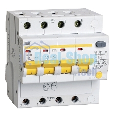 Выключатель автоматический дифференциального тока Iek MAD10-4-040-C-300 АД14 4Р 40А 300мА ИЭК