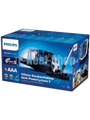 Пылесос Philips FC9331/09 черный/синий, 237/900 Вт, уборка сухая, пылесборник контейнер 1.5 л