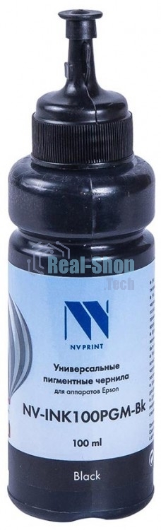 Чернила NVPrint NV-INK100 универсальные черный пигментные для аппаратов Epson (100мл) Китай