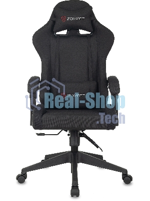 Кресло Бюрократ Zombie Predator Neo Black черный, экокожа, 120 кг, механизм качания