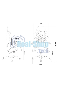 Кресло игровое Бюрократ VIKING 7 KNIGHT B FABRIC черный текстиль/эко.кожа крестовина металл/пластик