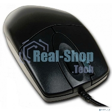 Мышь проводная A4Tech OP-720 черный, 1200 dpi, USB, кнопки - 3