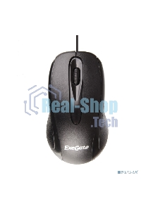 Мышь проводная ExeGate Professional Standard SH-9026 черный, 1000 dpi, USB, кнопки - 3