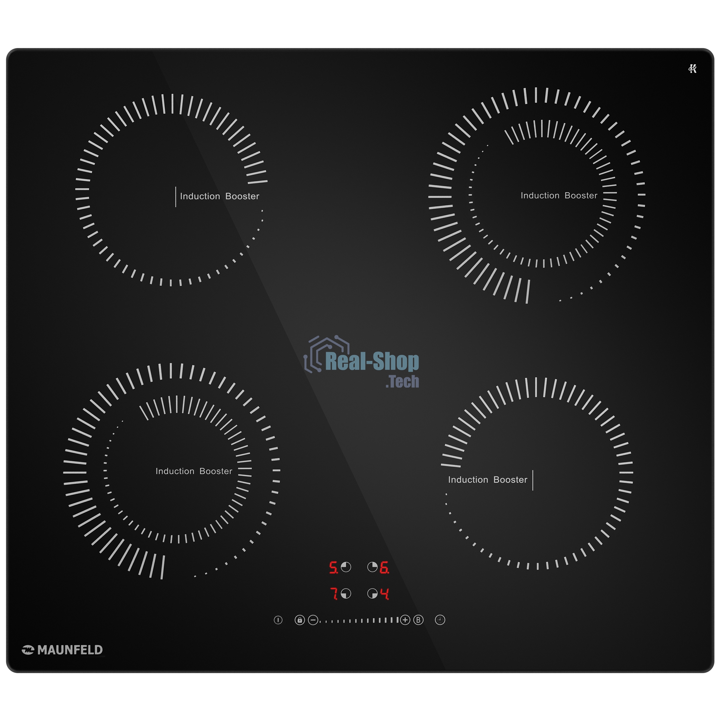 Индукционная варочная панель Maunfeld CVI594STBKC черный