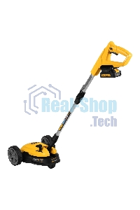 Портативная аккумуляторная газонокосилка Denzel CLM-22, Li-ion, 20В, 220 мм