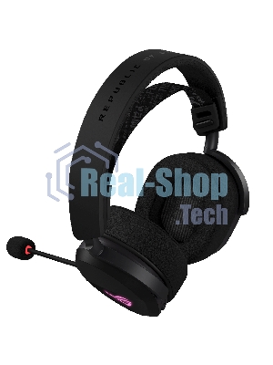 Гарнитура ASUS A501 ROG чёрный, беспроводная, Bluetooth, подсветка