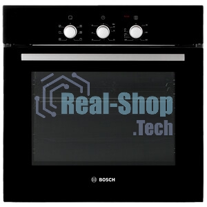 Духовой шкаф Bosch HBF011BA1T Serie 2, черный, класс энергоэффективности А, 4 режима,71 литр, сделано в Турции