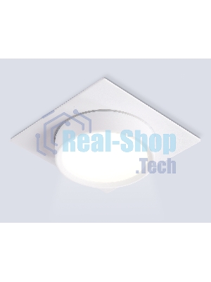 Светильник встраиваемый Ambrella light TN6737 WH белый IP44 GX53 110*110*57