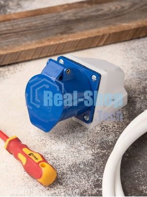 Розетка наруж. уст. 32А 220В 2P+РЕ IP44 (123) EKF ps-123-32-220
