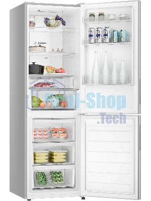 Холодильник Haier CEF536CSG серебристый двухкамерный 240/105 л морозилка снизу, No Frost
