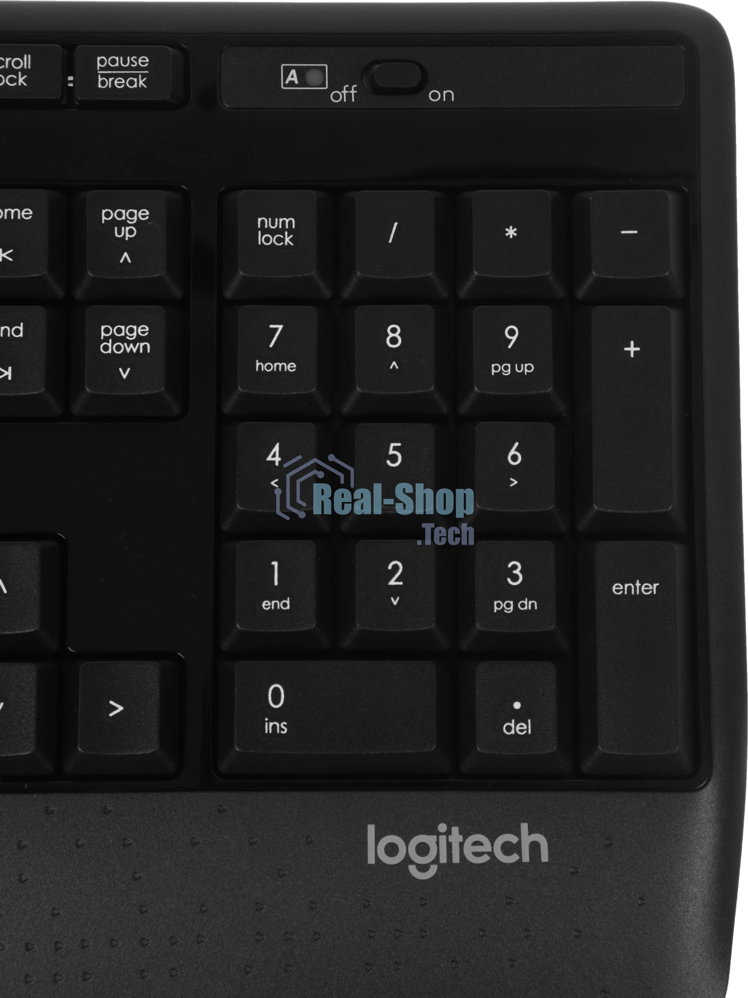 Комплект клавиатура+мышь Logitech MK345 беспроводной, USB, 1000 DPI, чёрный/серый