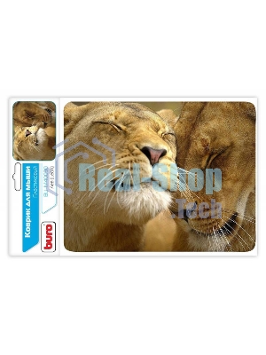 Коврик для мышки Buro пластиковый BU-M40030 Лев 230х180х2мм