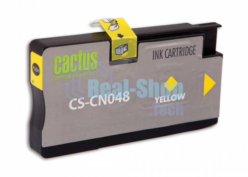Картридж струйный Cactus CS-CN048 №951XL желтый (26 мл) для HP OfficeJet 251dw Pro, 276dw Pro, 8100 Pro, 8100e, 8600 Pro (N911a), 8600 Pro Plus (N911g), 8610 Pro (A7F64A), 8615 Pro, 8616 Pro, 8620 Pro