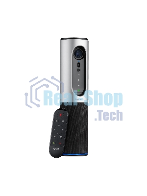 Веб-камера Logitech ConferenceCam Connect 1920x1080, 30 кадр/с, USB, микрофон (2 шт, шумоподавление), автофокус, автоосвещение, серебристый