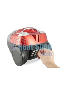 Пылесос Centek CT-2535 красный/черный, 350/2000 Вт, уборка сухая, пылесборник контейнер, 1,5 л