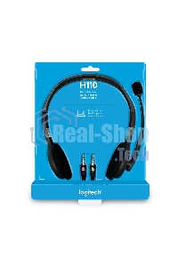 Гарнитура проводная Logitech Headset H110 grey (981-000472/981-000271)