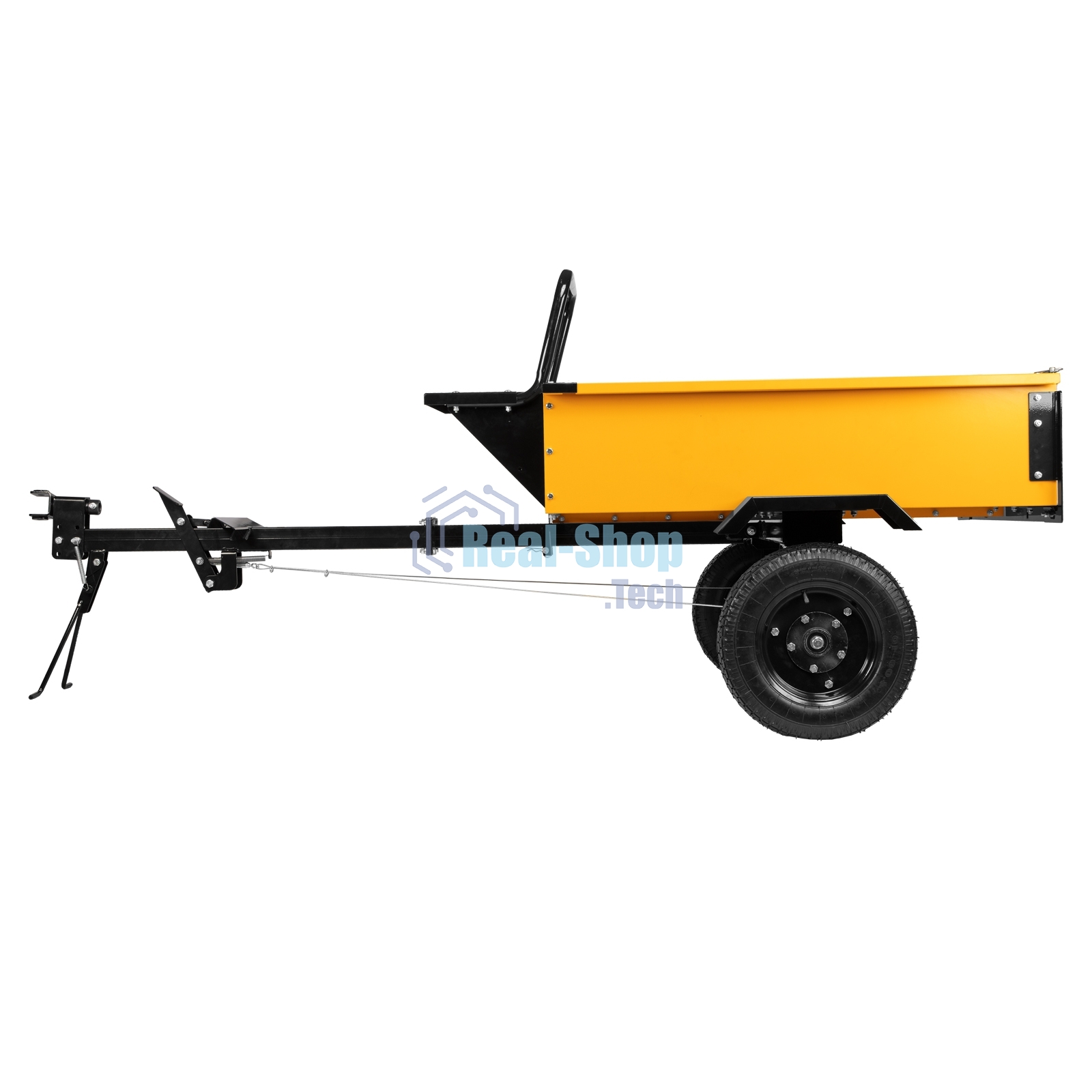 Прицеп для мотоблока Denzel TT-500, оцинк., груз. 500 кг, рег. сцепка, колеса 4.00-10, в упаковке