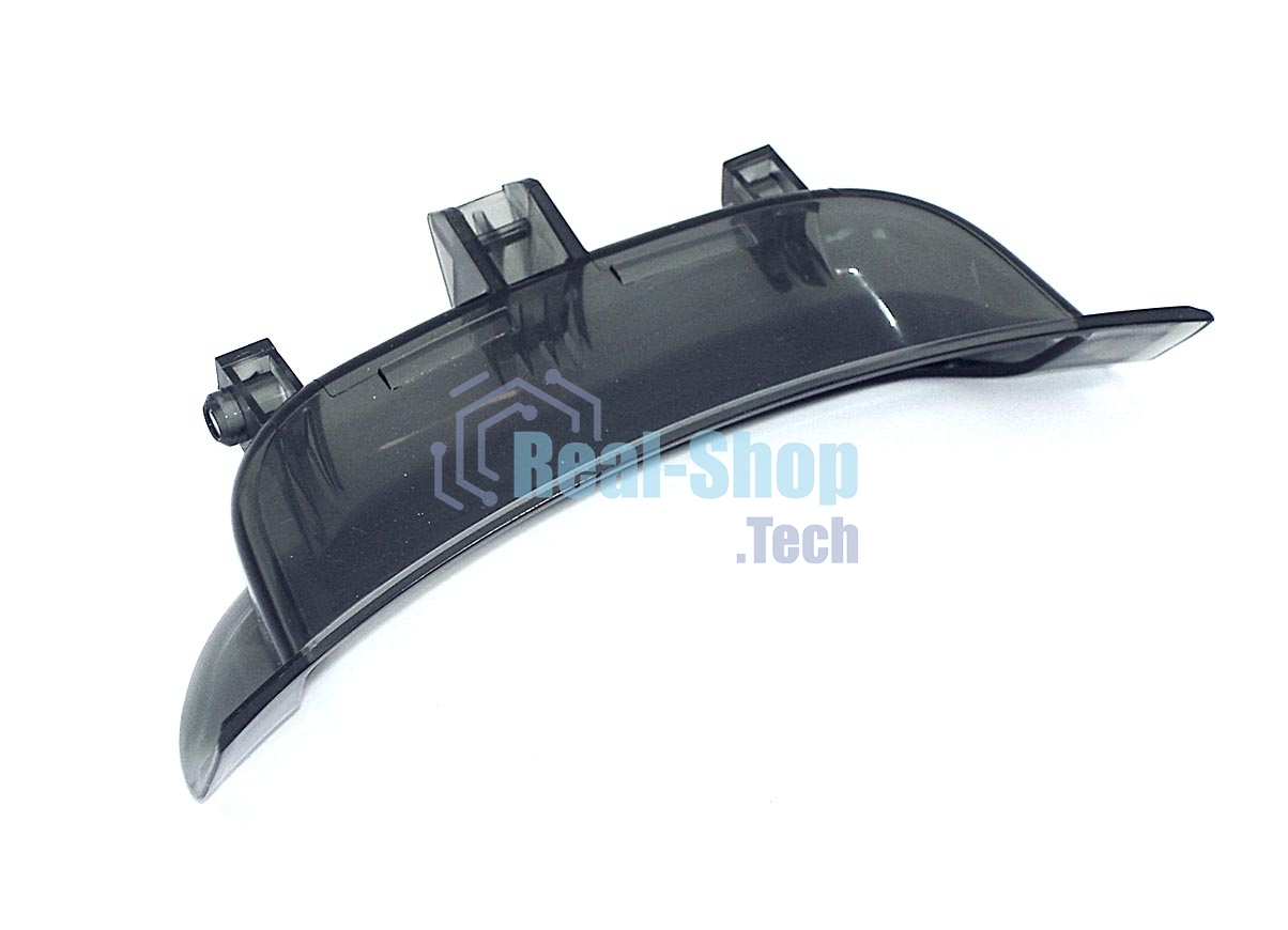 Ручка люка для стиральной машины Candy, Hoover, Zerowatt серая прозрачная 43011740