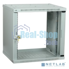 Шкаф ITK LWE3-06U66-GF LINEA WE 6U 600x600 мм дверь стекло серый
