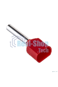 Наконечник-гильза изол. НГИ2 1.5-12 кр. (уп.100шт) ИЭК UTE10-D2-6-100