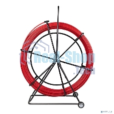 Протяжка кабельная Rexant (УЗК в тележке), стеклопруток d=11,0 мм, 100 м красная