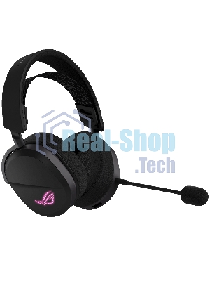 Гарнитура ASUS A501 ROG чёрный, беспроводная, Bluetooth, подсветка