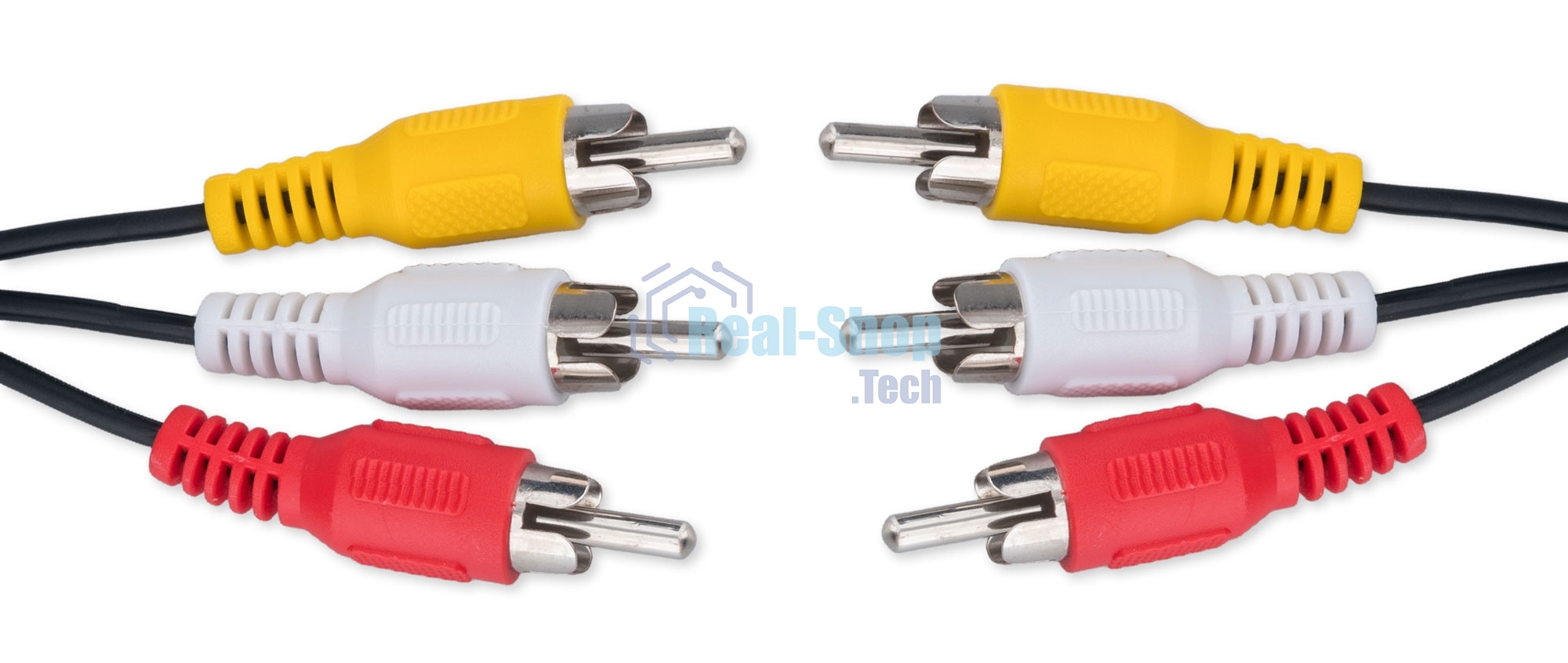 Кабель аудио/видео Cablexpert CCV-539-1.8M-N, 3xRCA/3xRCA, 1.8м, черный, пакет