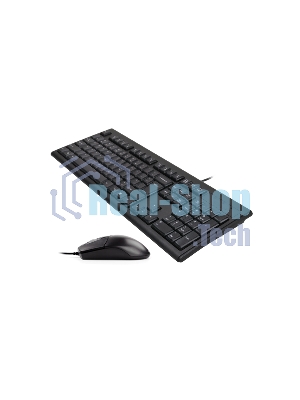 Комплект клавиатура+мышь A4Tech KRS-8372 проводной, USB, 1200 DPI, чёрный