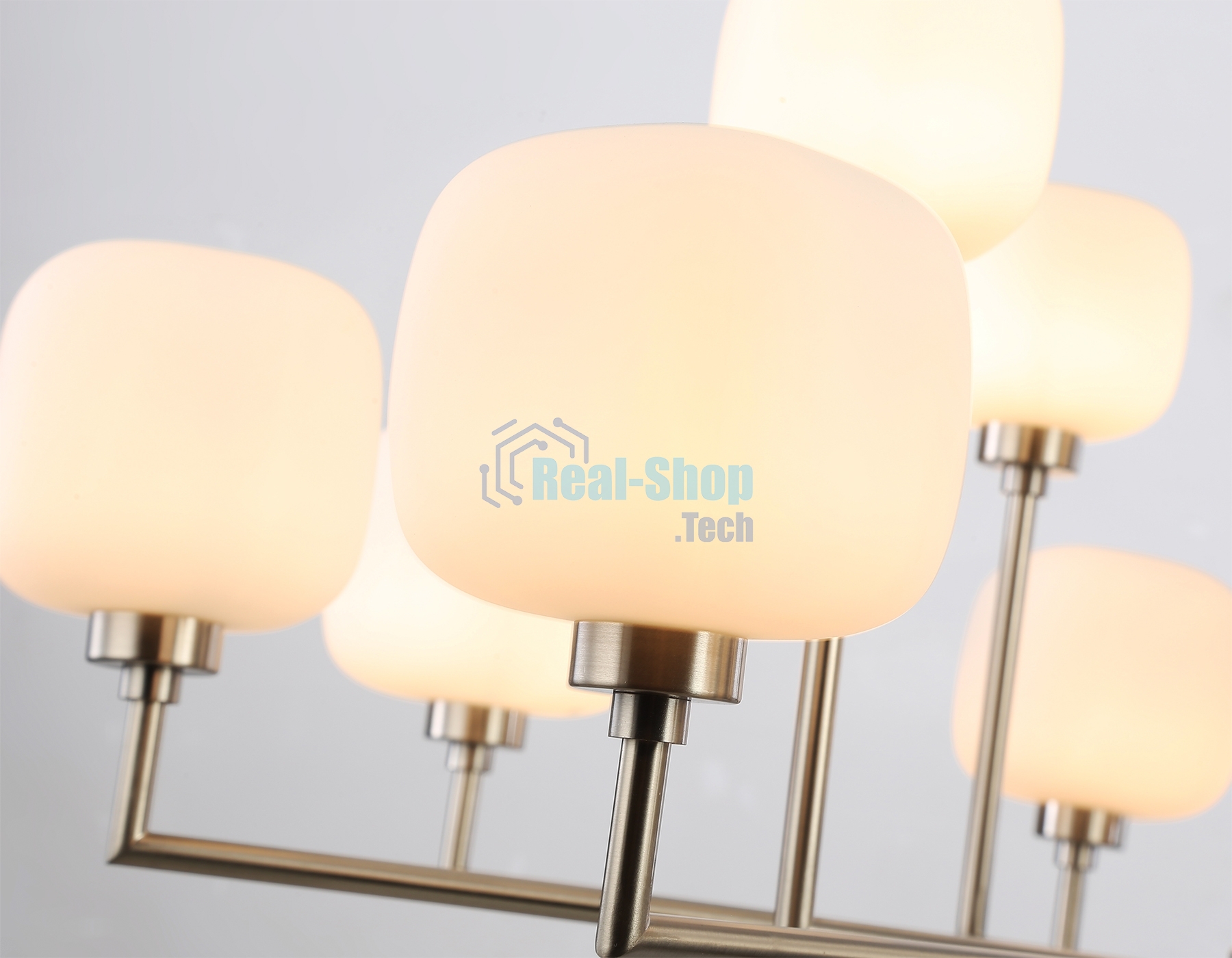 Люстра Ambrella light LH53005/12 SN/FR сатин никель/белый матовый G9*12 max 40W D910*680