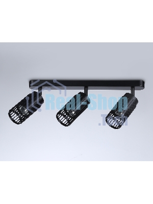Светильник Ambrella light TN51690/3 BK черный GU10/3 260*60*180