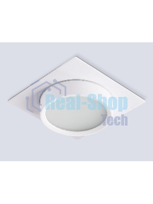Светильник встраиваемый Ambrella light TN6737 WH белый IP44 GX53 110*110*57