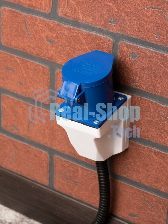 Розетка наруж. уст. 32А 220В 2P+РЕ IP44 (123) EKF ps-123-32-220
