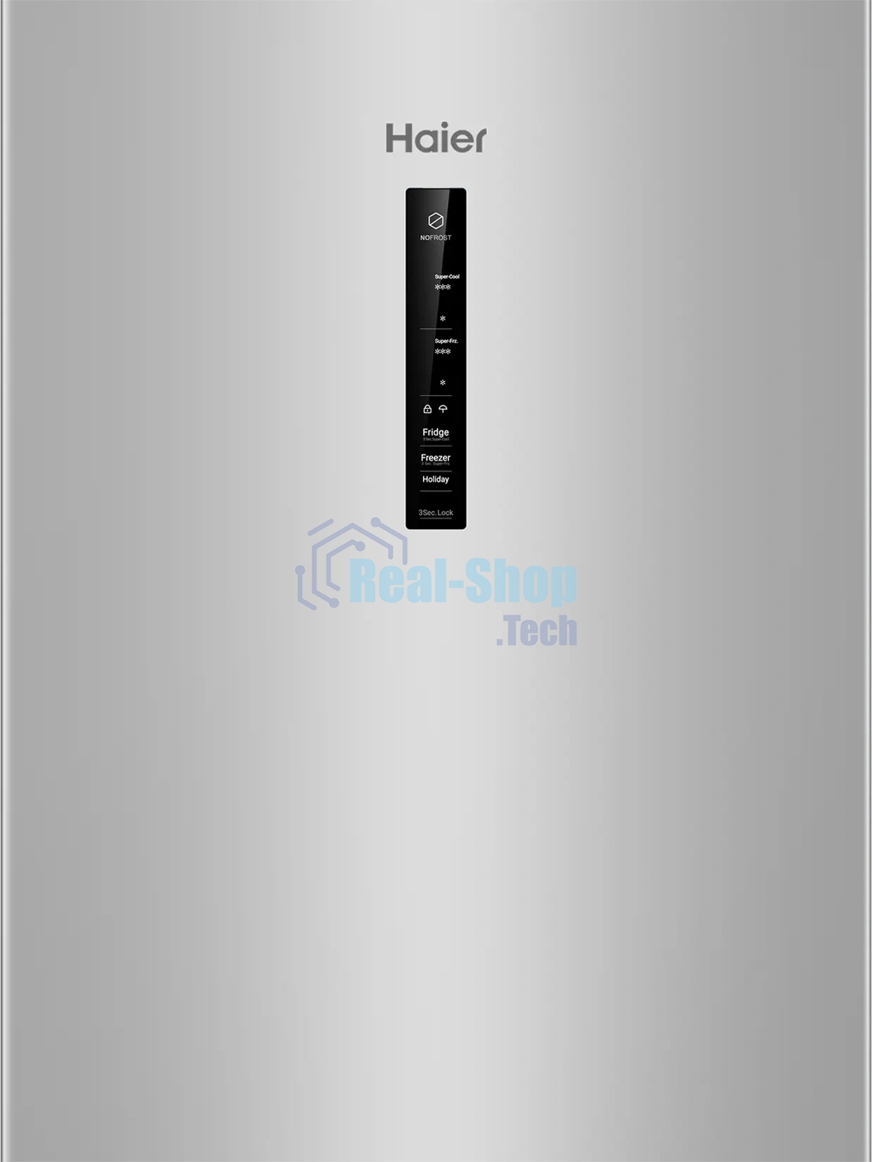 Холодильник Haier CEF536CSG серебристый двухкамерный 240/105 л морозилка снизу, No Frost