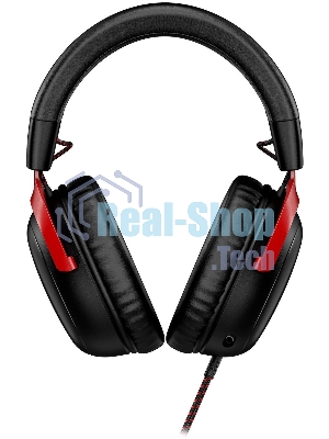 Гарнитура HyperX Cloud III чёрный-красный, проводная, 3.5 мм