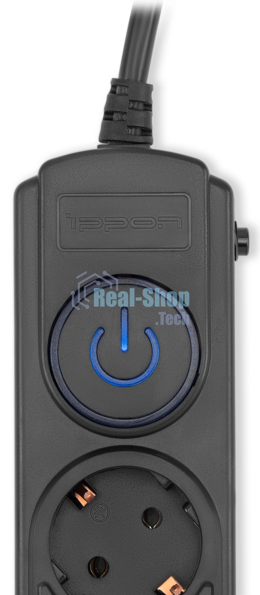 Сетевой фильтр Ippon BK-6-EU-5-16-B 5м, 6 розеток, черный, коробка