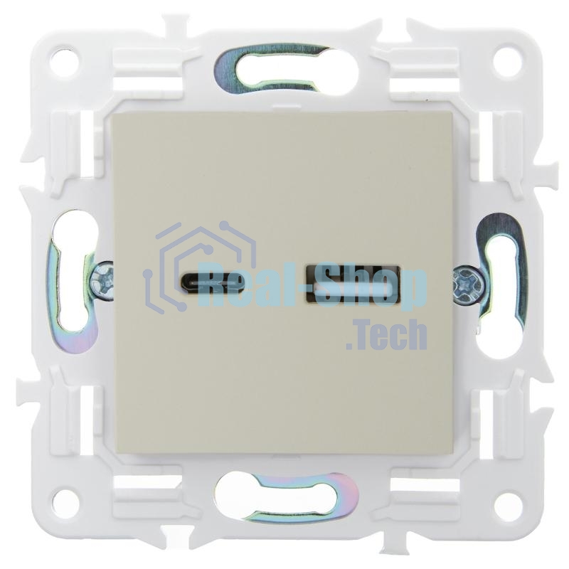 SKANDY Розетка USB A+C 3,1А SK-R14B бежевый | SK-U22-D31-K10 | IEK